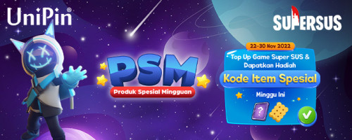 PSM – Produk Spesial Mingguan, Top Up Game Super SUS dan Dapatkan Hadiahnya
